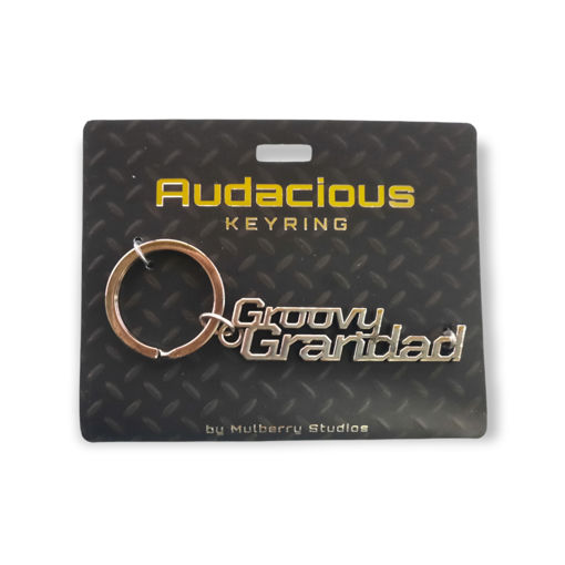 Picture of AUDACIOUS KEYRING - GROOVY GRANDAD